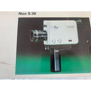 VINTAGE BRAUN NIZO S36 SUPER 8 MOVIE CAMERA WORKING see Desc